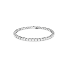Swarovski - Bracelet Matrix Tennis, Métal rhodié - Ref 5648938