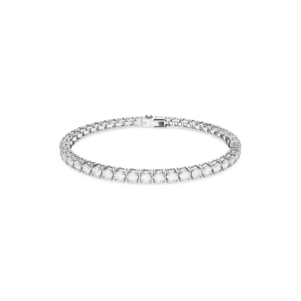 Swarovski - Bracelet Matrix Tennis, Métal rhodié - Ref 5648938