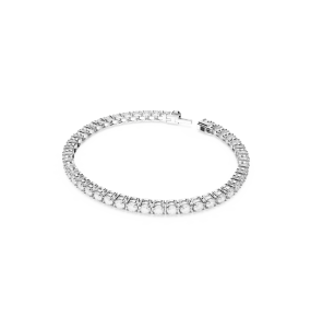 Swarovski - Bracelet Matrix Tennis, Métal rhodié - Ref 5648938
