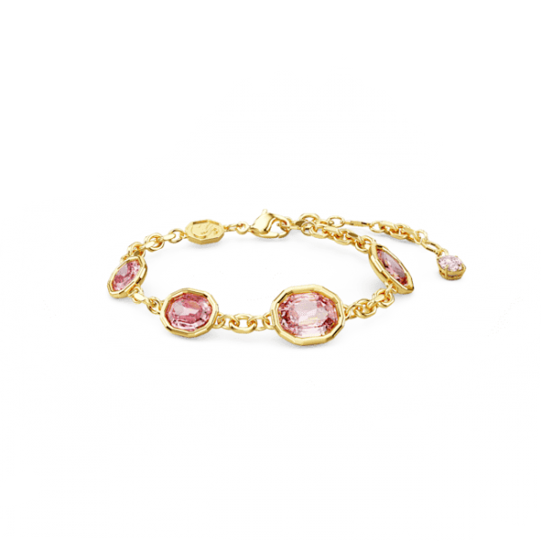 Swarovski - Bracelet Imber doré, cristal rose - Ref 5684537