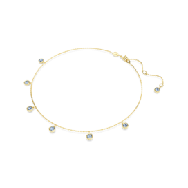 Swarovski - Collier Imber Bleu clair, doré - Ref 5688246
