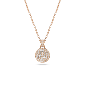 Swarovski - Collier et Pendentif Meteora, Blanc, doré rose - Ref 5683450