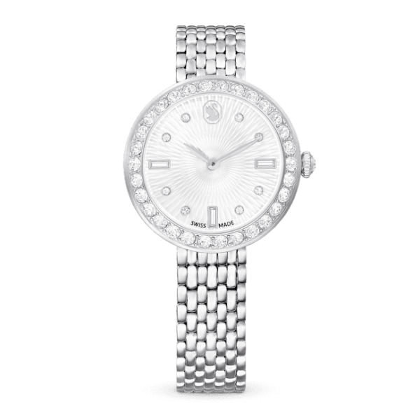 Swarovski - Montre Certa et bracelet en bracelet en métal argenté - Ref 5673022