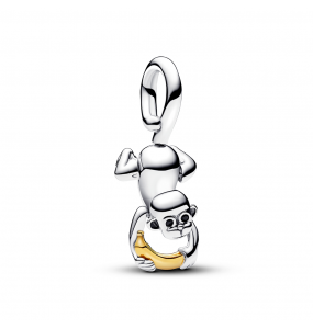 Pandora - Charm singe mobile, émail noir et oxyde de zirconium - Ref 763343C01
