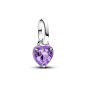 Pandora - Charm coeur cristal et émail violet royal - Ref 793042C04