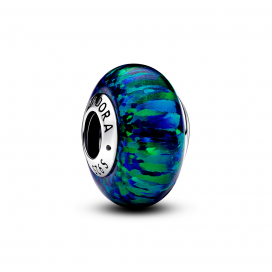 Pandora - Charm perle en opale synthétique vert-bleu - Ref 791691C04