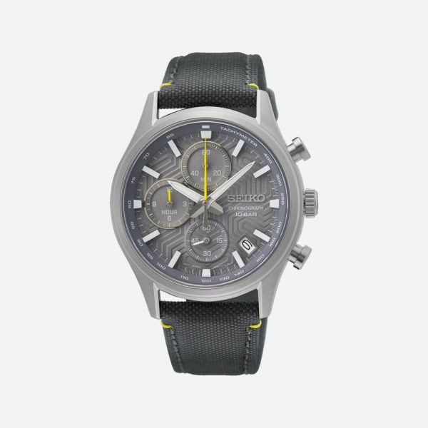 Montre Homme SEIKO Sport Quartz Chronographe Gris Nylon - SSB423P1 Montre Homme SEIKO Sport Quartz Chronographe Gris Nylon - SSB423P1