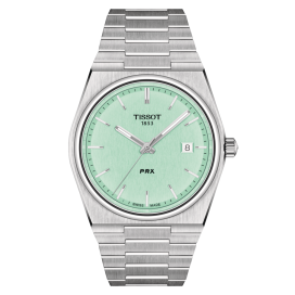 Montre Homme TISSOT PRX Vert Clair Acier Gris - T1374101109101