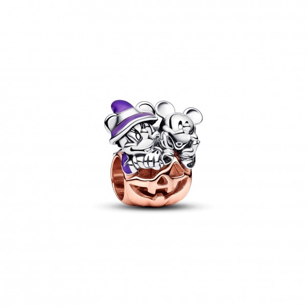 Charm Pandora Citrouille Disney Mickey et Minnie