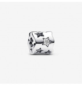 Charm Pandora espaceur étoiles ajourés