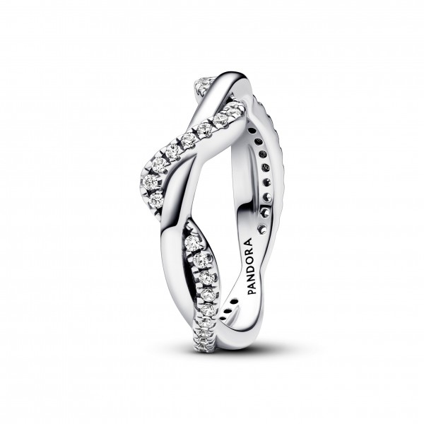 Bague Pandora Double vagues - T 54