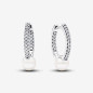 Boucles doreilles Pandora créoles et perle de culture deau douce traitée