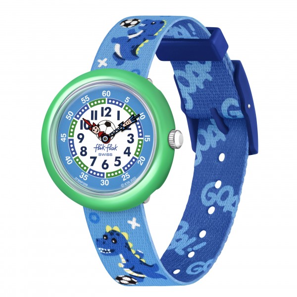 Montre Enfant Flik Flak Soccerozaurus bracelet PET recyclé FBNP209
