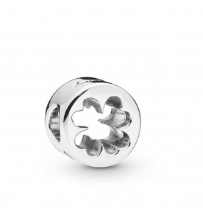 Pandora Bijou Argent - Charm Trèfle à Quatre Feuilles Chance et Courage