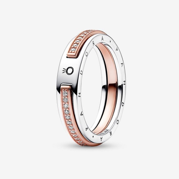 Bague Pandora avec logo - T 52