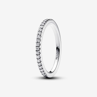 Bague Pandora allience sertie oxydes de zirconium T48