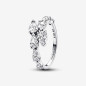 Bague Pandora en argent 925°° avec oxydes de zirconium T 56