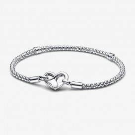Bracelet Femme PANDORA Moments Maille Cloutée Argent - 592453C00-18