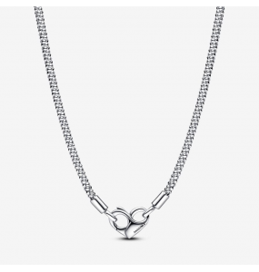 Collier Femme PANDORA Moments Maille Cloutée Argent - 392451C00-45