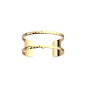 Les Georgettes Bracelet manchette Pure Martelée, Collection Les Audacieuses - Taille 25 mm