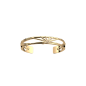 Les Georgettes Bracelet manchette Palmiflore, Collection Les Précieuses - Taille 8 mm Les Georgettes Bracelet manchette Palmiflore, Collection Les Précieuses - Taille 8 mm