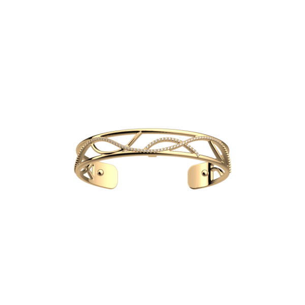 Les Georgettes Bracelet manchette Ondes, Collection Les Précieuses - Taille 8 mm Les Georgettes Bracelet manchette Ondes, Collection Les Précieuses - Taille 8 mm