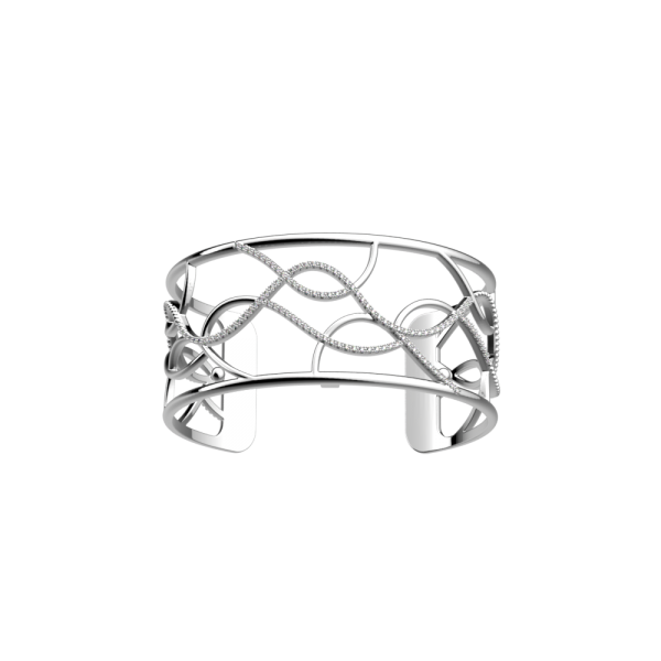 Les Georgettes Bracelet manchette Ondes, Collection Les Précieuses - Taille 25 mm Les Georgettes Bracelet manchette Ondes, Collection Les Précieuses - Taille 25 mm