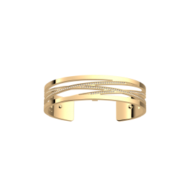 Les Georgettes Bracelet manchette Liens, Collection Les Précieuses - Taille 14 mm - Référence 70305410108000