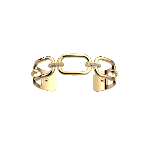 Les Georgettes Bracelet manchette Collier chaîne, Collection Les Précieuses - Taille 14 mm Les Georgettes Bracelet manchette Collier chaîne, Collection Les Précieuses - Taille 14 mm