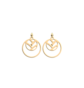 Les Georgettes Boucles d'Oreilles Tresse, Collection Les Essentielles - Taille 16/25 mm - Référence 70379141900000