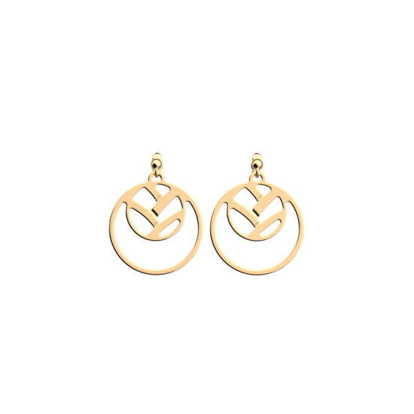 Les Georgettes Boucles d'Oreilles Tresse, Collection Les Essentielles - Taille 16/25 mm