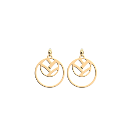 Les Georgettes Boucles d'Oreilles Tresse, Collection Les Essentielles - Taille 16/25 mm - Référence 70379141900000
