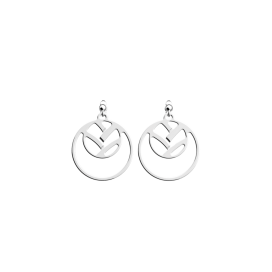 Les Georgettes Boucles d'Oreilles Tresse, Collection Les Essentielles - Taille 16/25 mm - Référence 70379141600000