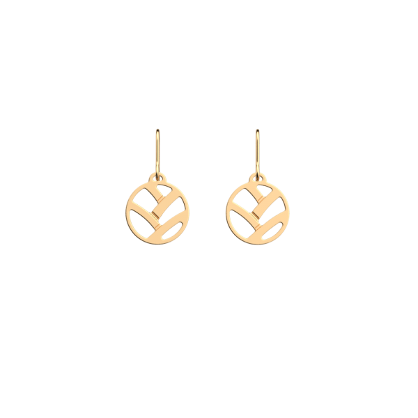 Les Georgettes Boucles d'oreilles Tresse, Collection Les Essentielles - Taille 16 mm