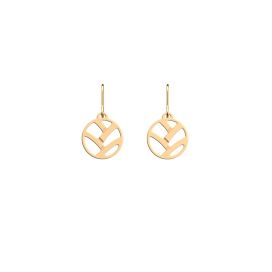 Les Georgettes Boucles d'oreilles Tresse, Collection Les Essentielles - Taille 16 mm - Référence 70347521900000