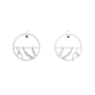 Les Georgettes Boucles d'oreilles Tigre, Collection Les Essentielles - Taille 30 mm