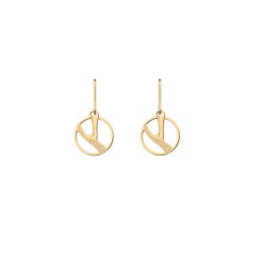 Les Georgettes Boucles d'oreilles Tigre, Collection Les Essentielles - Taille 16 mm - Référence 70426551900000