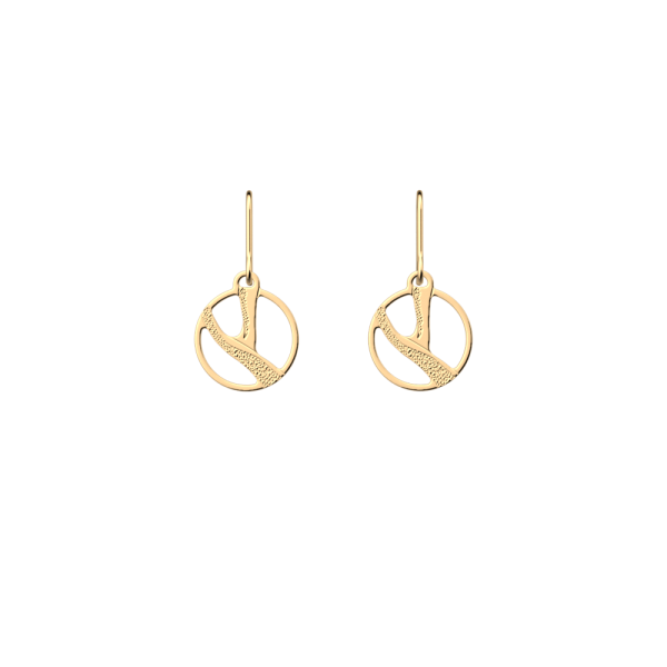 Les Georgettes Boucles d'oreilles Tigre, Collection Les Essentielles - Taille 16 mm