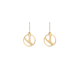 Les Georgettes Boucles d'oreilles Tigre, Collection Les Essentielles - Taille 16 mm - Référence 70426551900000