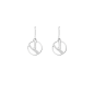 Les Georgettes Boucles d'oreilles Tigre, Collection Les Essentielles - Taille 16 mm