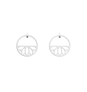 Les Georgettes Boucles d'oreilles Lotus, Collection Les Essentielles - Taille 30 mm - Référence 70360971600000