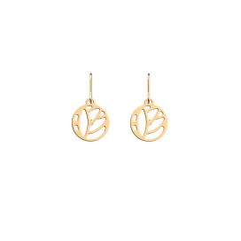 Les Georgettes Boucles d'oreilles Lotus, Collection Les Essentielles - Taille 16 mm - Référence 70360961900000