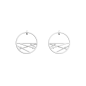 Les Georgettes Boucles d'oreilles Liens, Collection Les Précieuses - Taille 30 mm Les Georgettes Boucles d'oreilles Liens, Collection Les Précieuses - Taille 30 mm