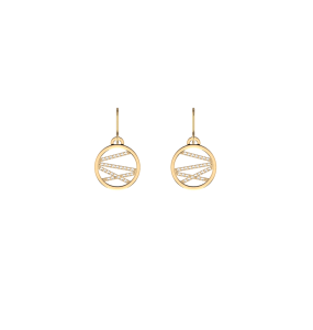 Les Georgettes Boucles d'oreilles Liens, Collection Les Précieuses - Taille 16 mm - Référence 70326281908000