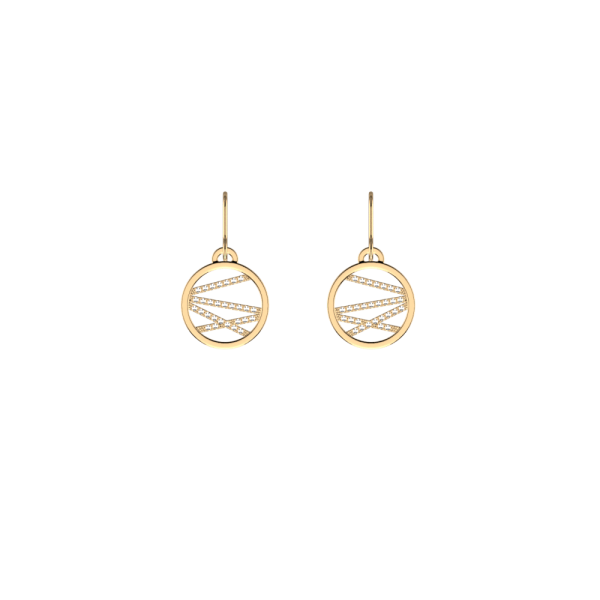 Les Georgettes Boucles d'oreilles Liens, Collection Les Précieuses - Taille 16 mm Les Georgettes Boucles d'oreilles Liens, Collection Les Précieuses - Taille 16 mm