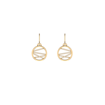 Les Georgettes Boucles d'oreilles Liens, Collection Les Précieuses - Taille 16 mm - Référence 70326281908000