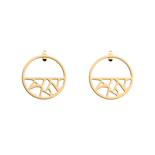 Les Georgettes Boucles d'oreilles Girafe, Collection Les Essentielles - Taille 30 mm