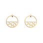 Les Georgettes Boucles d'oreilles Girafe, Collection Les Essentielles - Taille 30 mm