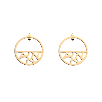 Les Georgettes Boucles d'oreilles Girafe, Collection Les Essentielles - Taille 30 mm - Référence 70347421900000