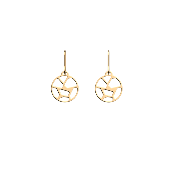 Les Georgettes Boucles d'oreilles Girafe, Collection Les Essentielles - Taille 16 mm